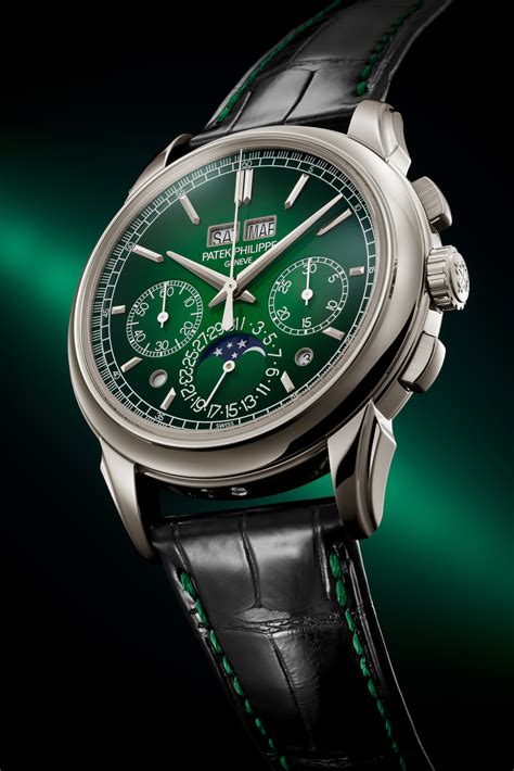 patek philippe honeycomb green|patek 5270p 014.